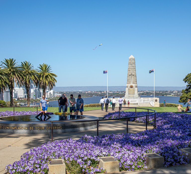 State War Memorial on a sunny day